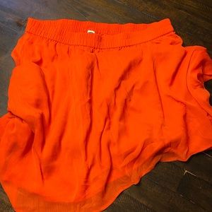 Bright orange old navy maxi skirt